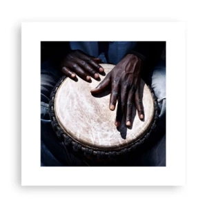 Poszter - Élj a saját ritmusodban - 30x30 cm