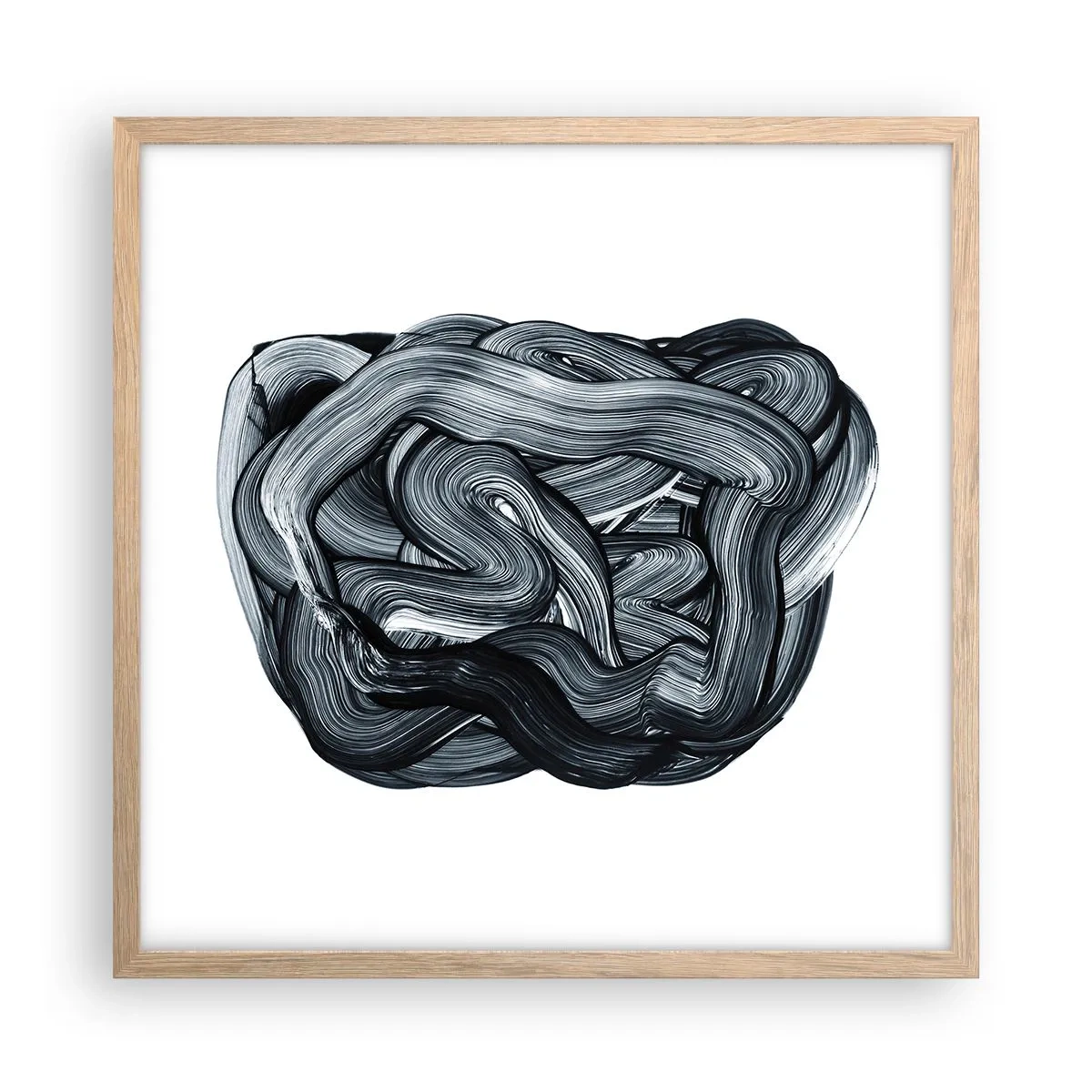 Poszter világos tölgy keretben - Ez nem olyan egyszerű - 50x50 cm