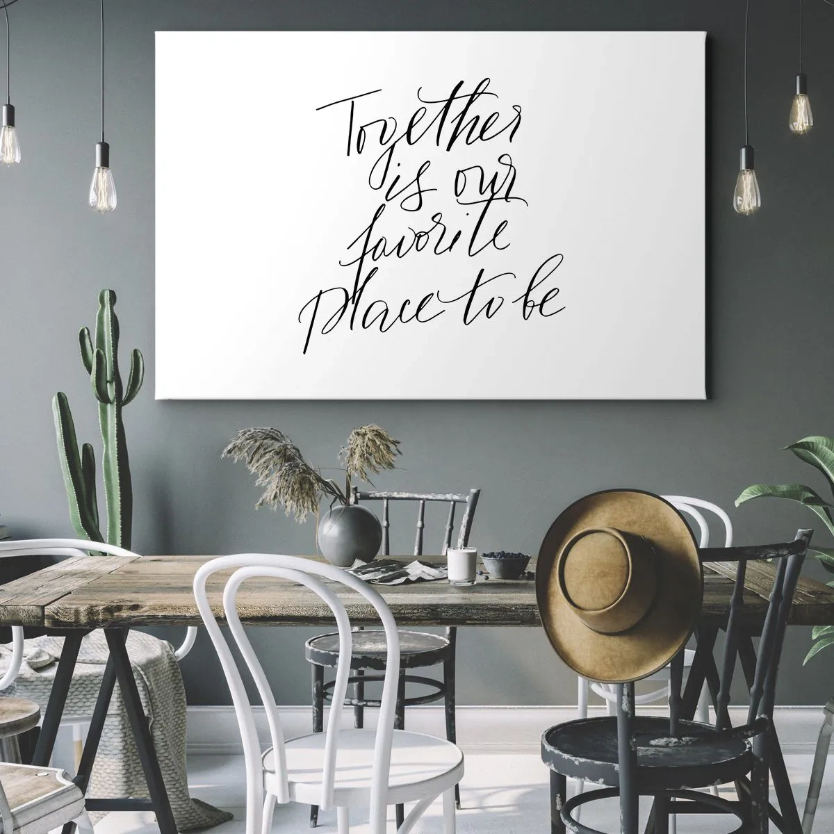 Vászonkép - Elegáns stílusú tipográfiai felirat fehér alapon - 70x50cm - Te is érzed? - Modern fali dekoráció nappalihoz és hálószobához ARTTOR