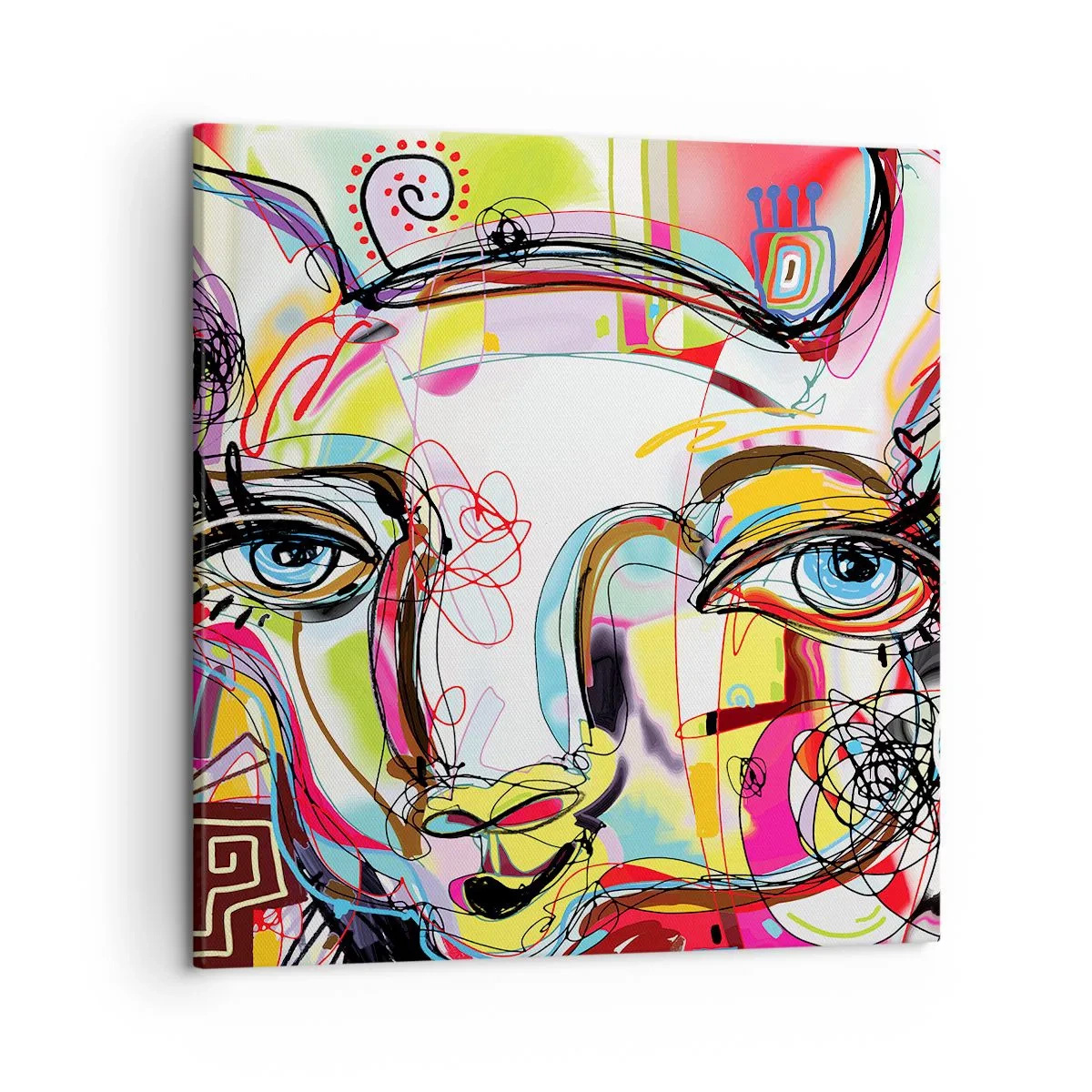 Vászonkép - A macska természetének gazdagsága - 50x50 cm