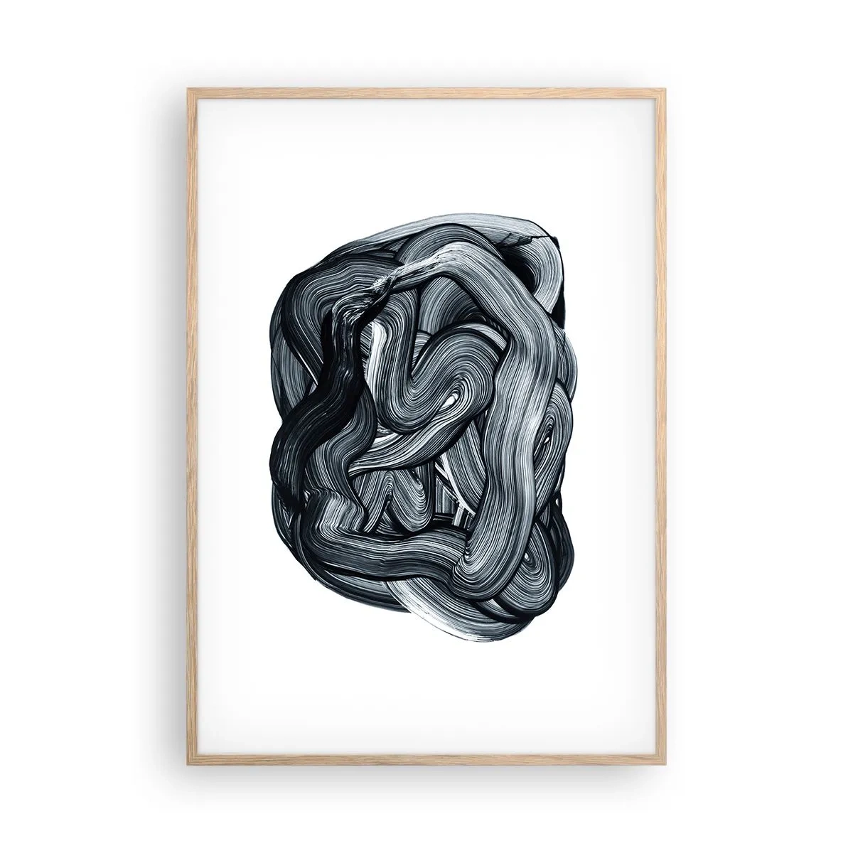 Poszter világos tölgy keretben - Ez nem olyan egyszerű - 70x100 cm