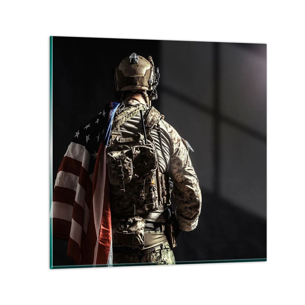 Üveg kép - Pont ezért - 50x50 cm