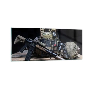 Üveg kép - Pihenj! - 100x40 cm