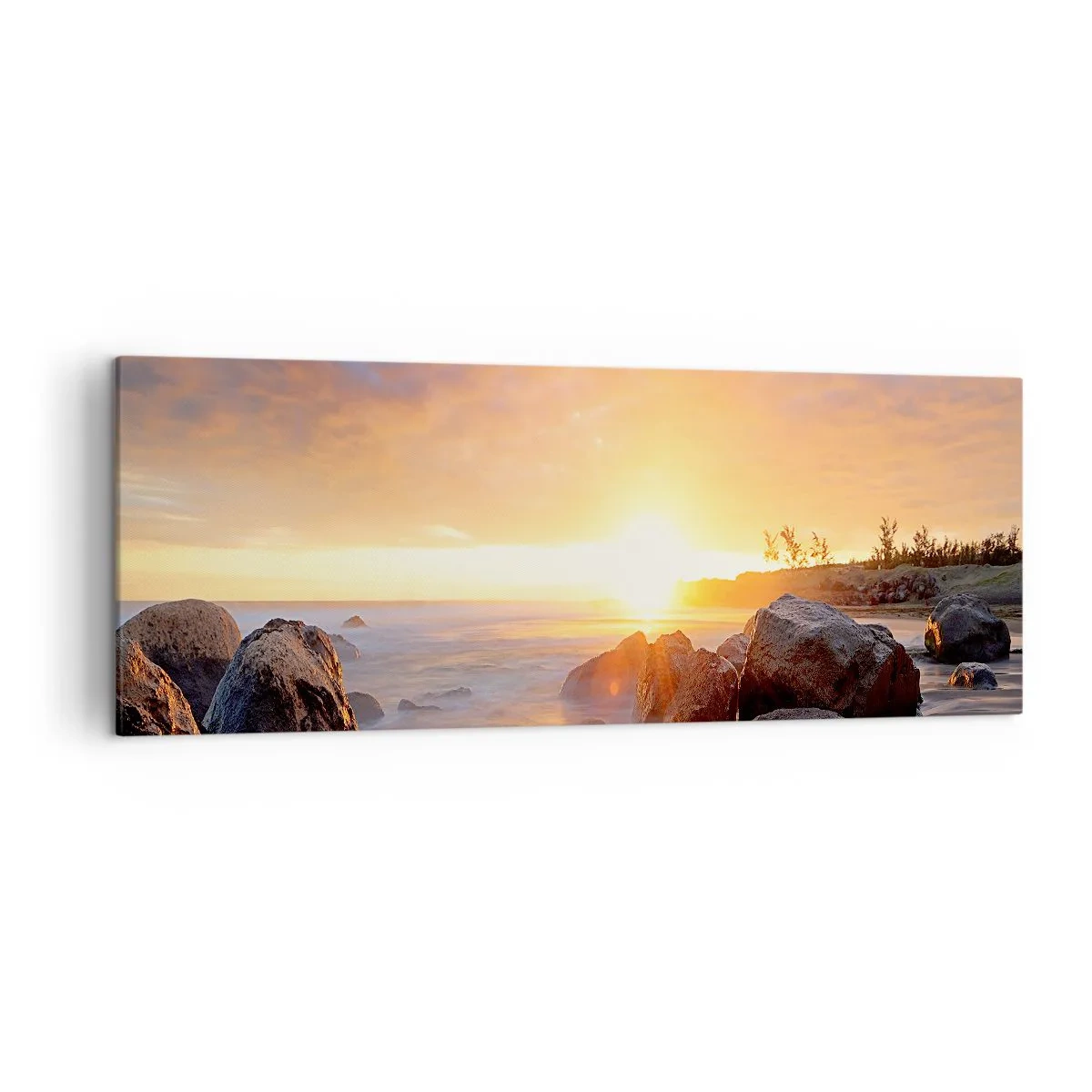 Vászonkép - Ragyogó esti szellő - 140x50 cm