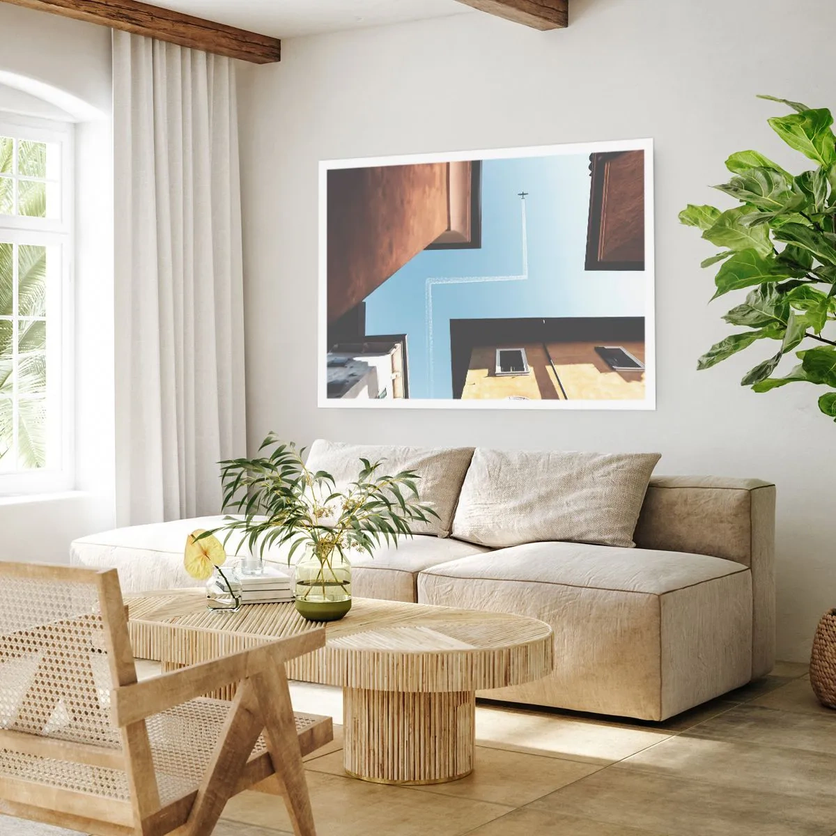 Poszter - A városi labirintus felett - 91x61 cm