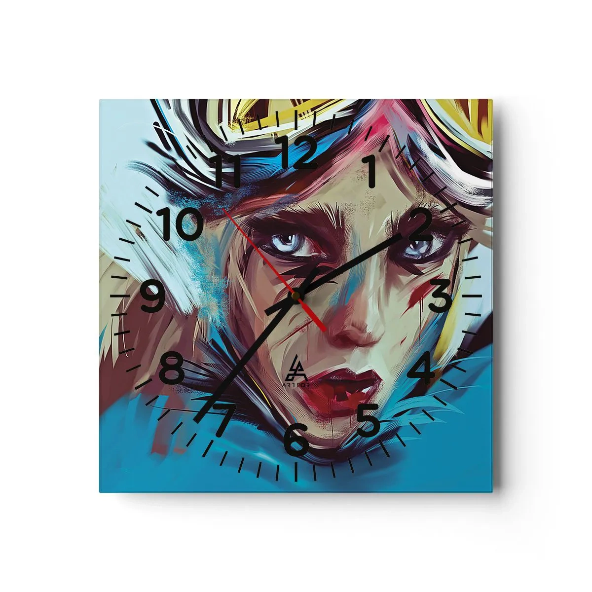 Falióra, Óra - Utcai harcos - 30x30 cm