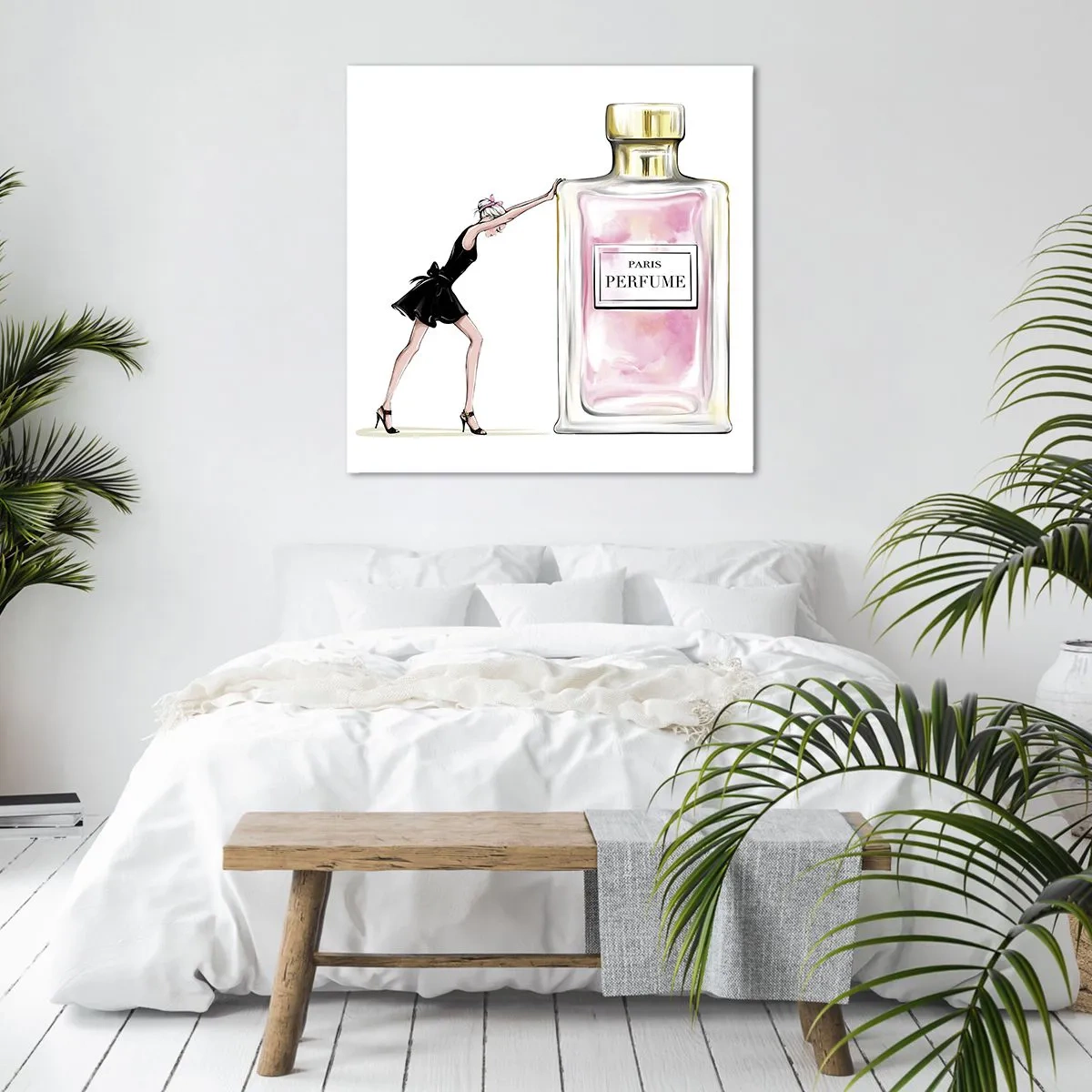 Vászonkép - A nőiesség lényege - 40x40 cm