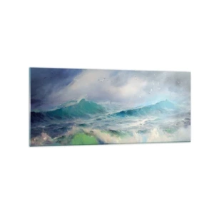 Üveg kép - "A forgószél diadalmasan üvöltött...” - 120x50 cm