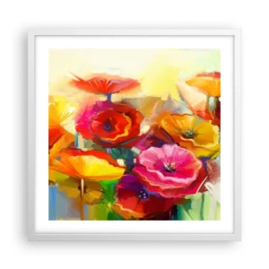 Poszter fekete keretben - Nem csak piros - 50x50 cm