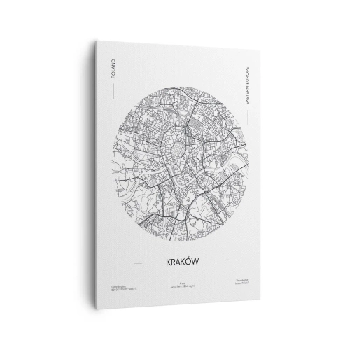Vászonkép - Krakkó anatómiája - 70x100 cm
