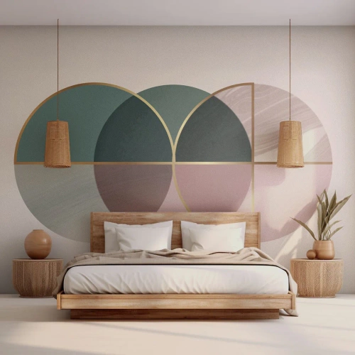 Fotótapéta Premium Sand - Kerékről kerékre... - Absztrakció, Darab, Modern minta - 150x105 cm