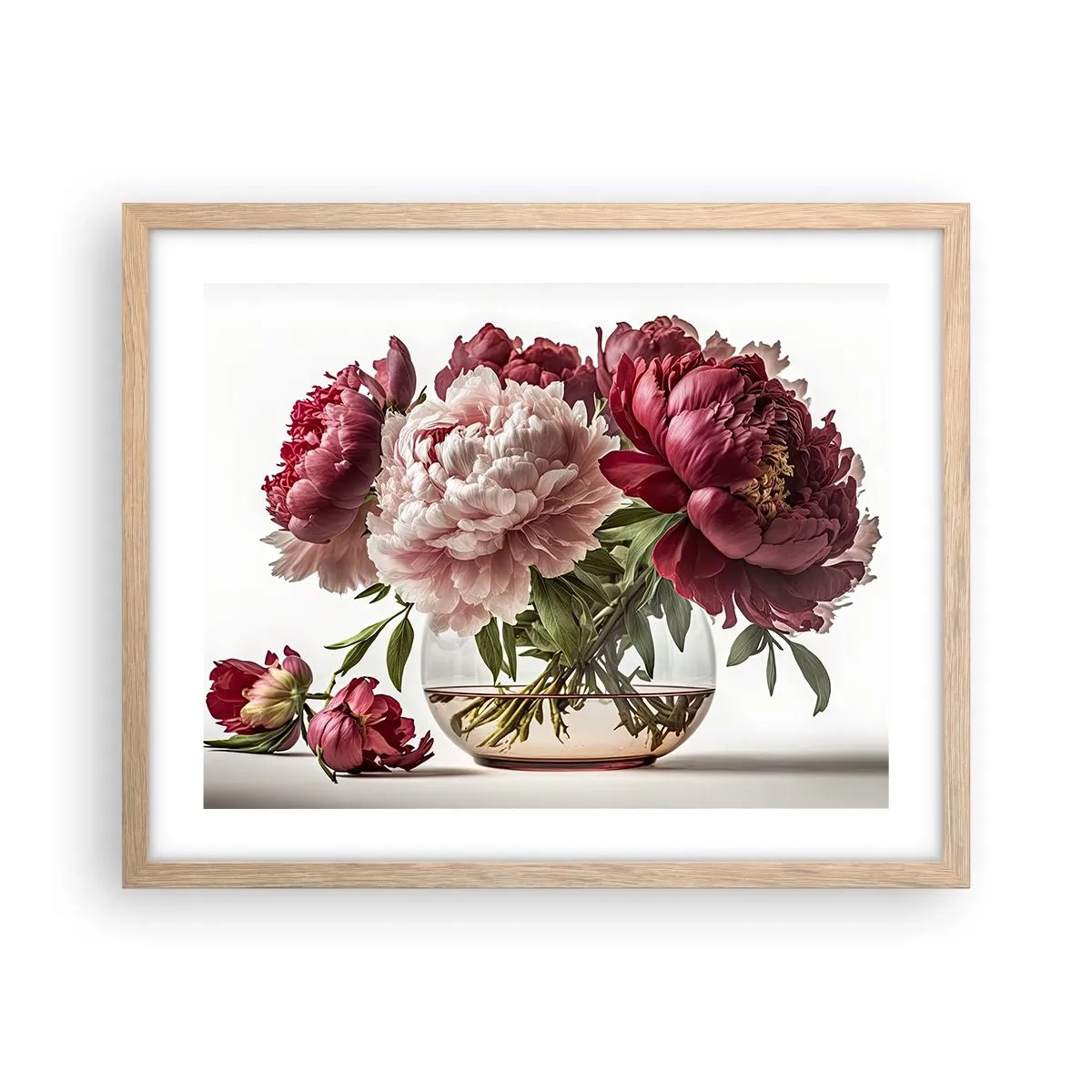 Poszter világos tölgy keretben - A szépség teljes virágzásában - 50x40 cm