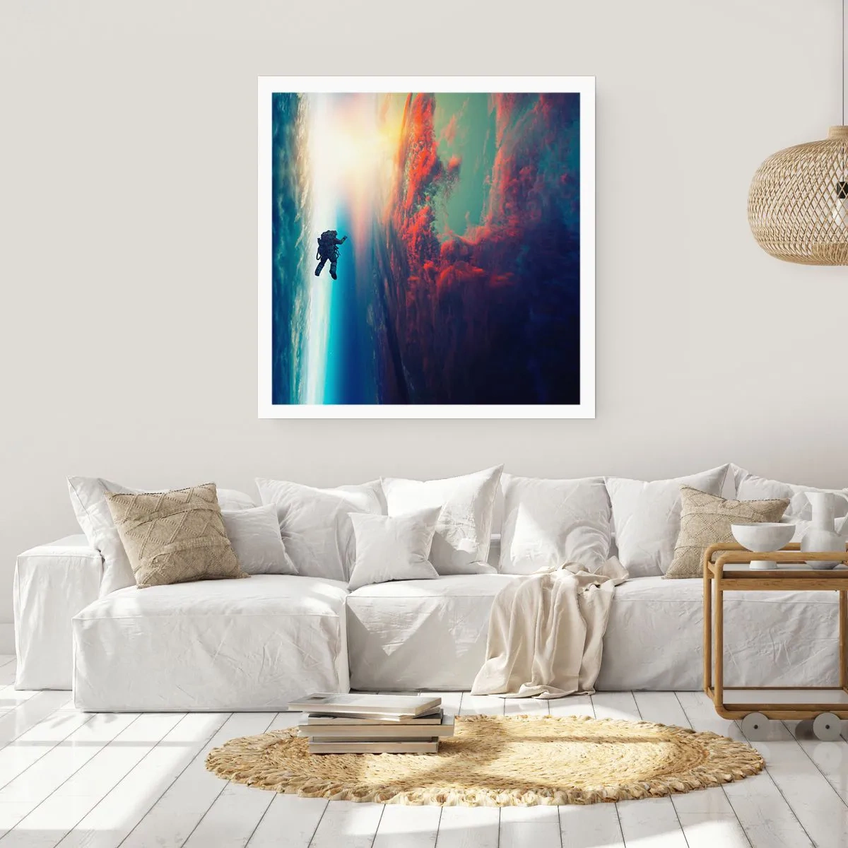 Poszter - Szembenézés az univerzummal - 50x50 cm