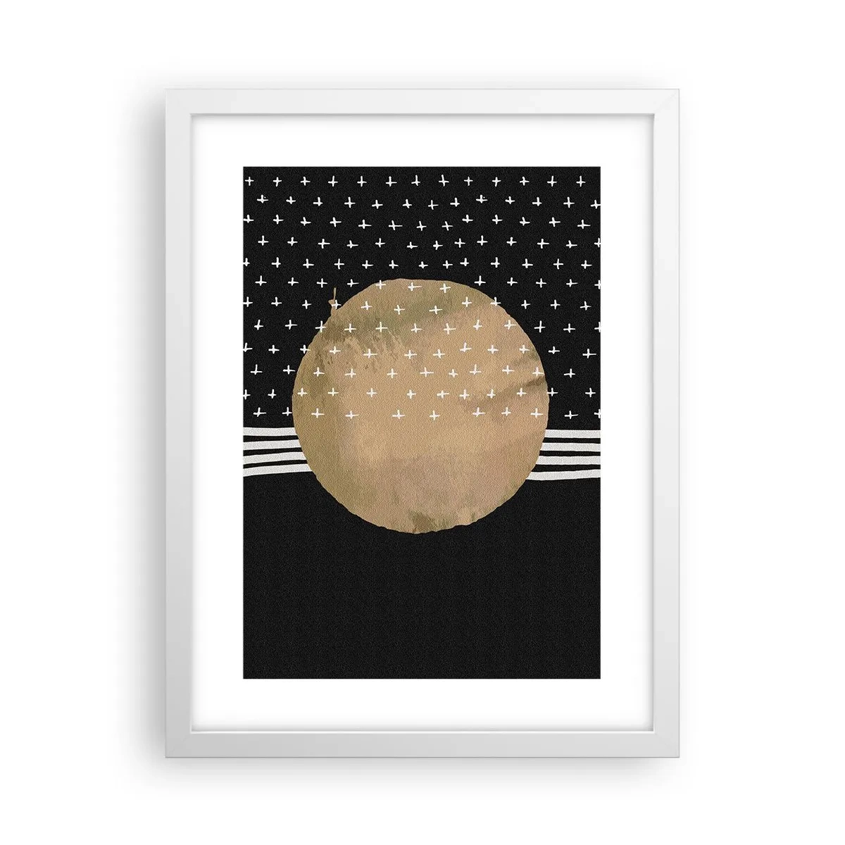 Poszter fekete keretben - Kompozíció: a galaxis zászlaja - 30x40 cm