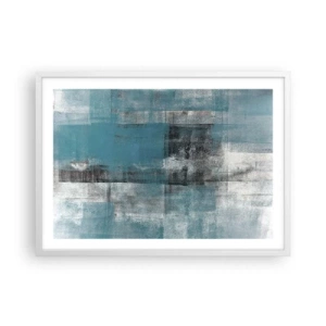 Poszter fekete keretben - Víz és levegő - 70x50 cm