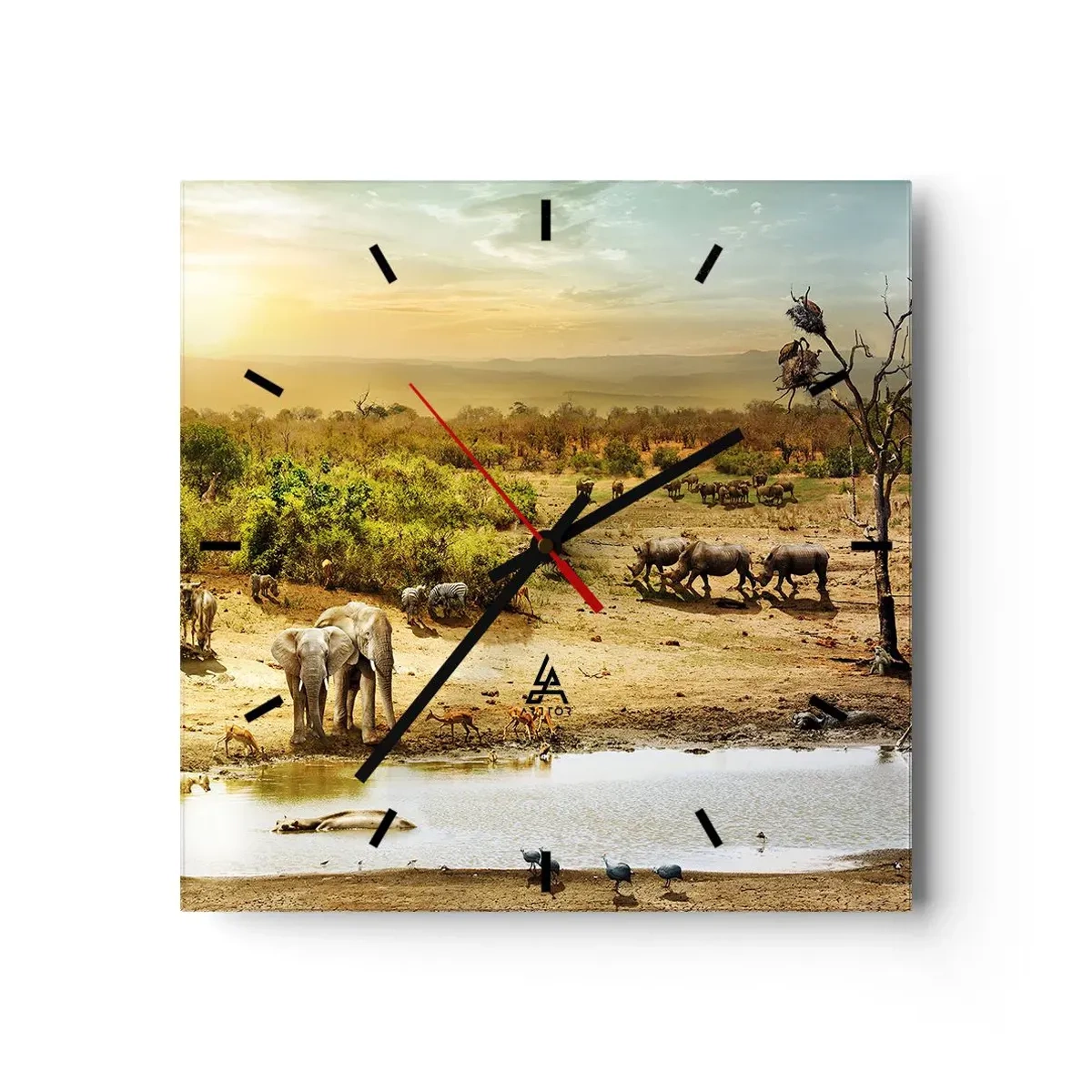 Falióra, Óra - „Z Edenu zaś wypływała rzeka…" - 30x30 cm