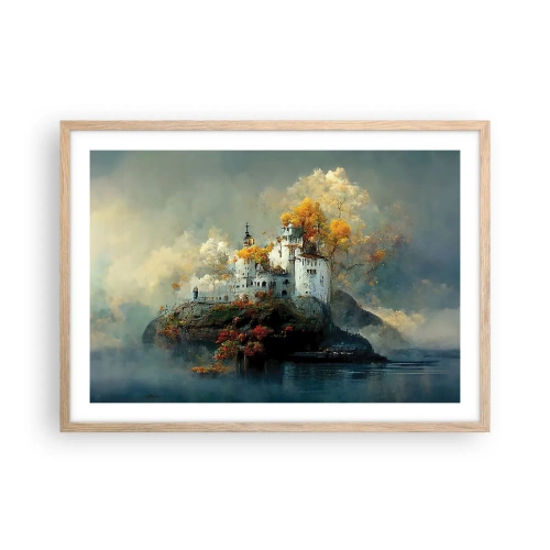 Poszter világos tölgy keretben - Egy romantikus történet kezdete - 70x50 cm