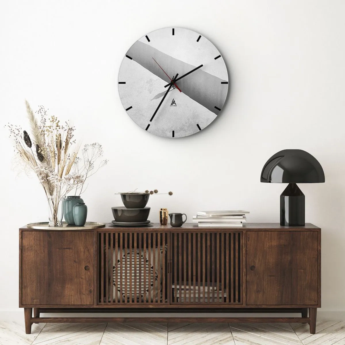 Falióra, Óra - Fényes célpont - 40x40 cm