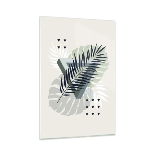 Üveg kép - Természet és geometria – két rend? - 80x120 cm