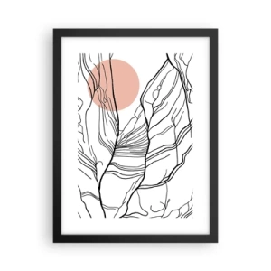 Poszter fehér keretben - Gallyak hálójában - 30x40 cm