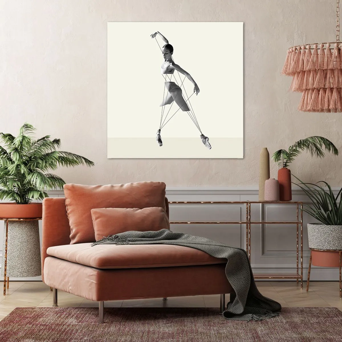 Vászonkép - A világ színházában - 70x70 cm