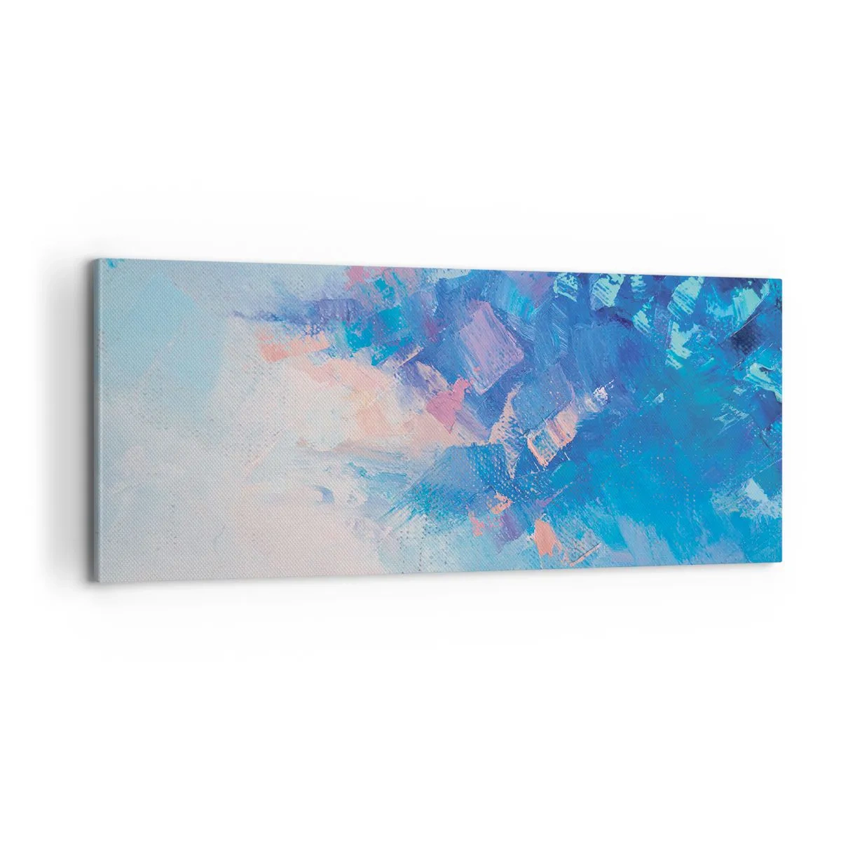 Vászonkép - Téli absztrakció - 100x40 cm