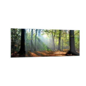 Üveg kép - Ragyogások és árnyékok - 140x50 cm