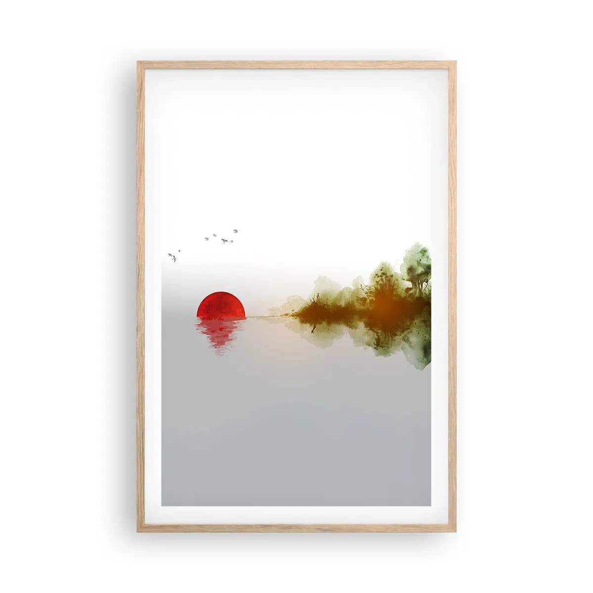 Poszter világos tölgy keretben - A béke ígérete - 61x91 cm