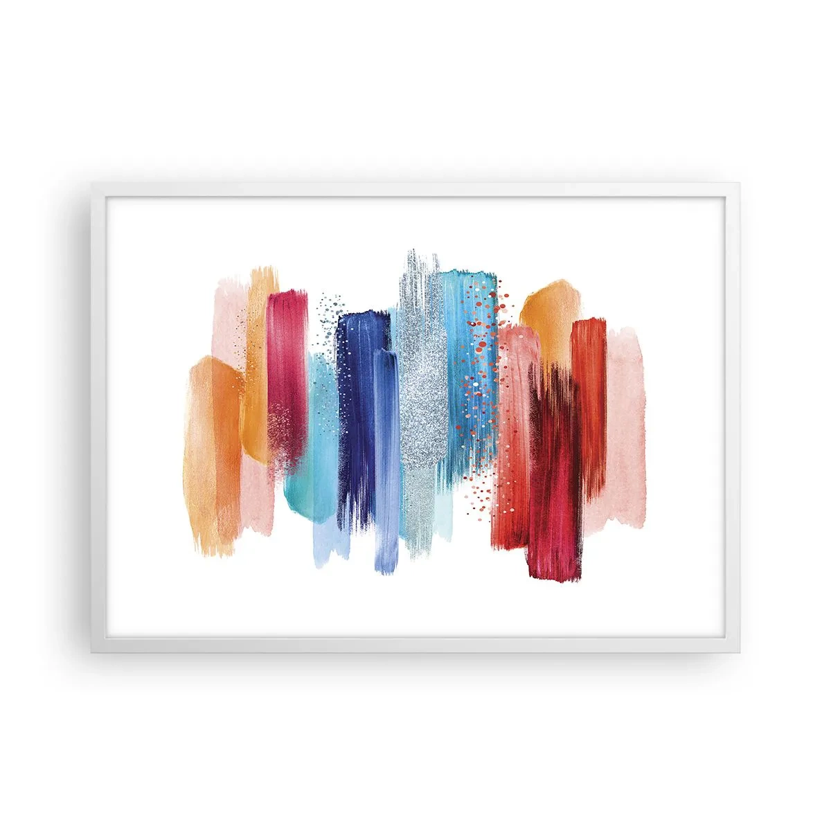 Poszter fekete keretben - Fel és le - 70x50 cm