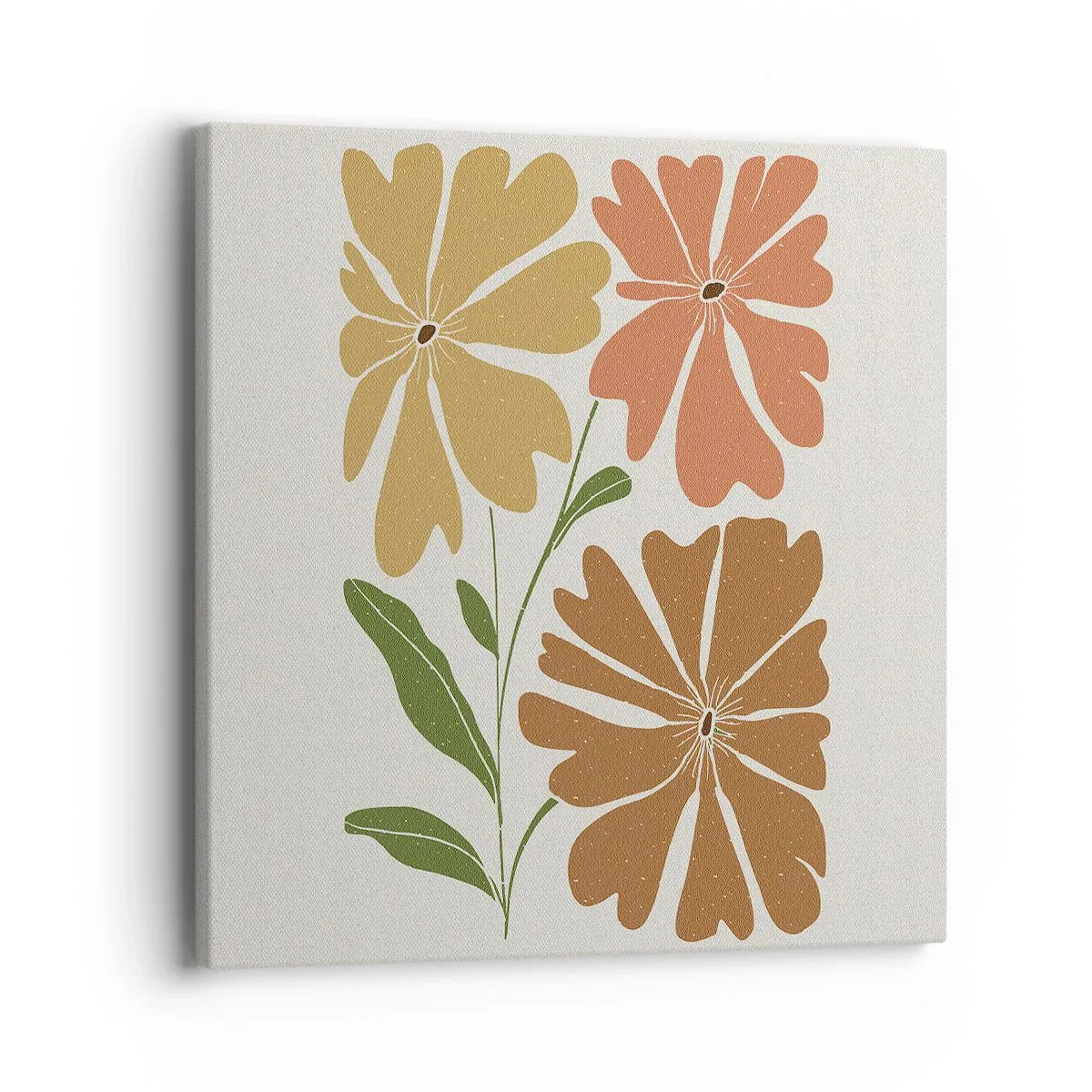 Vászonkép - Természet és geometria - 40x40 cm