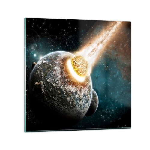 Üveg kép - Halál, vagy élet? - 40x40 cm