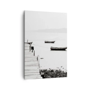 Vászonkép - Csendes és tiszta víz felett - 70x100 cm