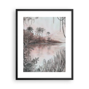 Poszter fehér keretben - Egy 19. századi felfedező naplója - 40x50 cm