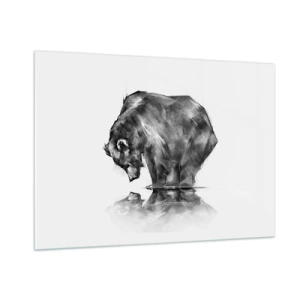 Üveg kép - Jó látni rokont - 100x70 cm