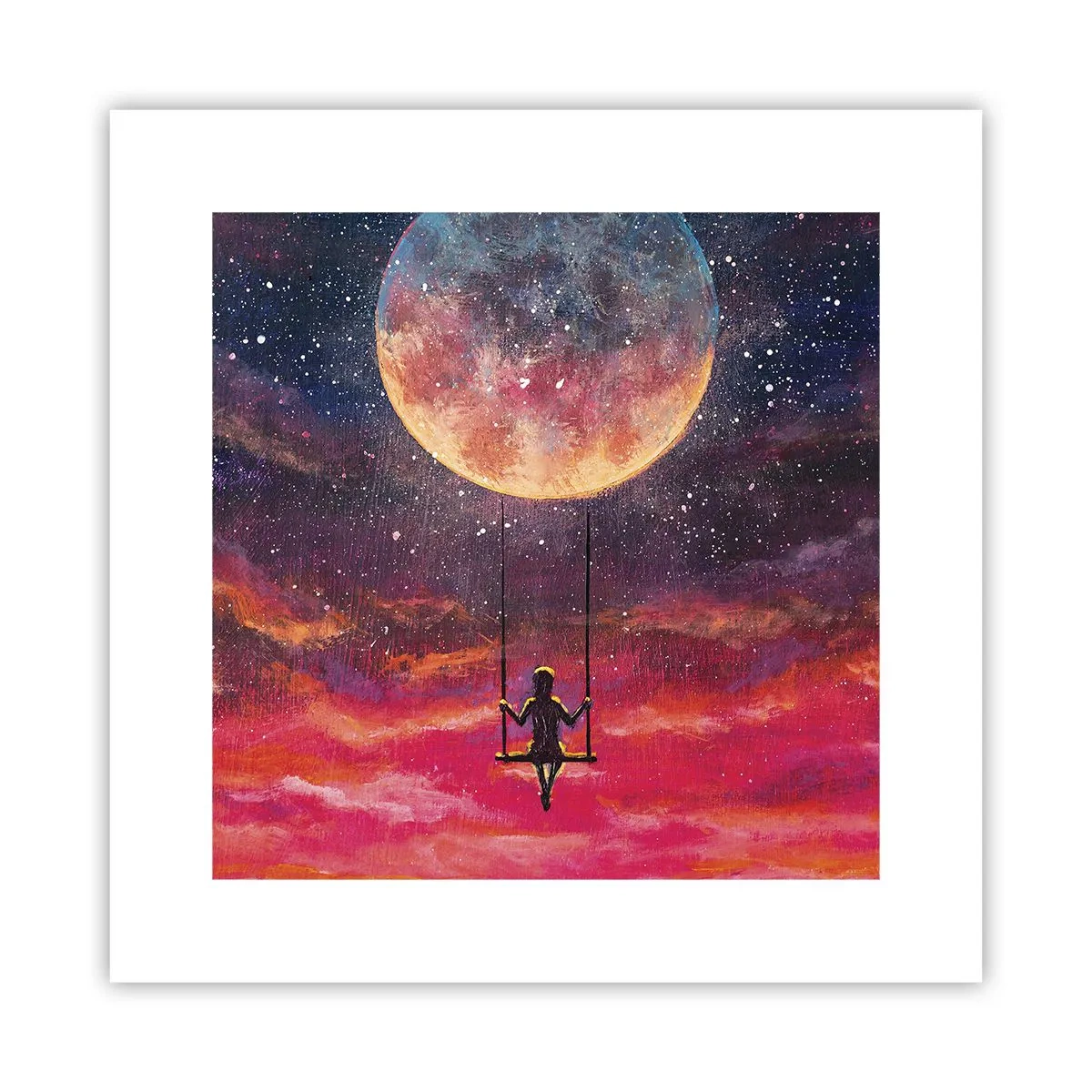 Poszter - Álmodozva - 30x30 cm