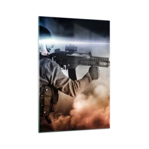 Üveg kép - Egyszerűen egy hős - 70x100 cm