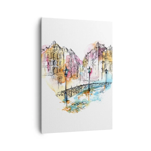 Vászonkép - A város szíve - 70x100 cm