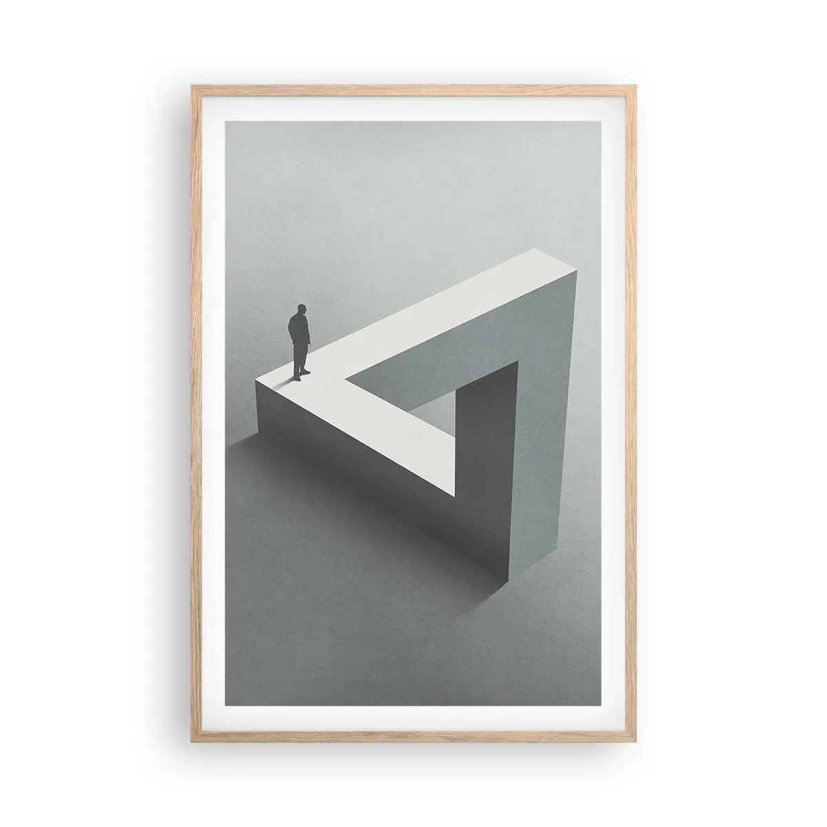 Poszter világos tölgy keretben - És mégis lehetséges - 61x91 cm