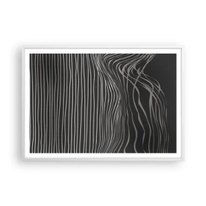 Poszter fekete keretben - Ritmus és akcentus - 100x70 cm