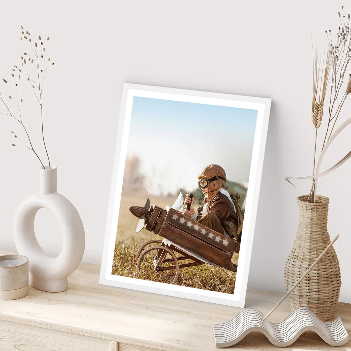 Poszter fekete keretben - Indulás egy álom felé - 70x100 cm