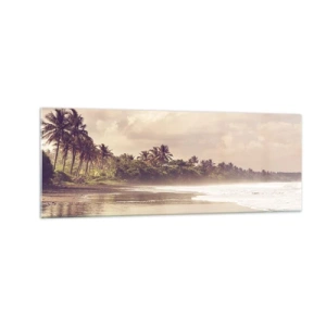 Üveg kép - A hullámok simogatása - 140x50 cm