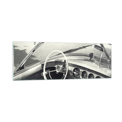 Üveg kép - Időjárás a gazdagoknak - 90x30 cm