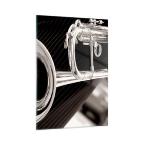 Üveg kép - Zenei utazás az 1930-as évekbe - 50x70 cm