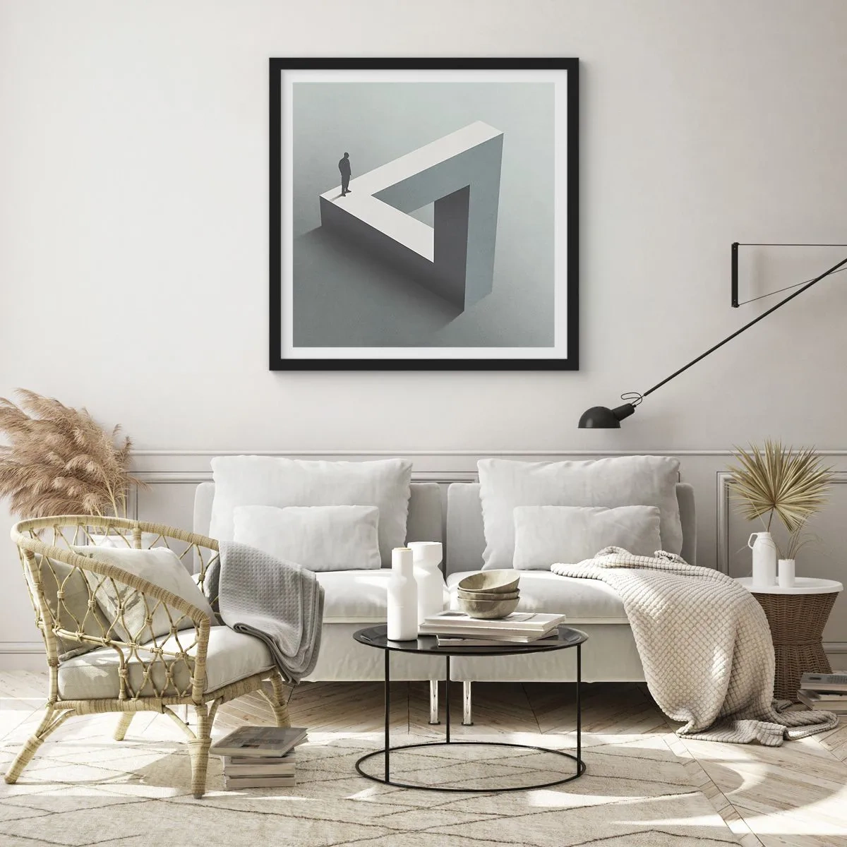 Poszter fehér keretben - És mégis lehetséges - 60x60 cm