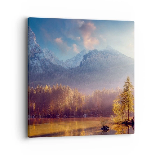 Vászonkép - A hegyekben és völgyekben - 40x40 cm