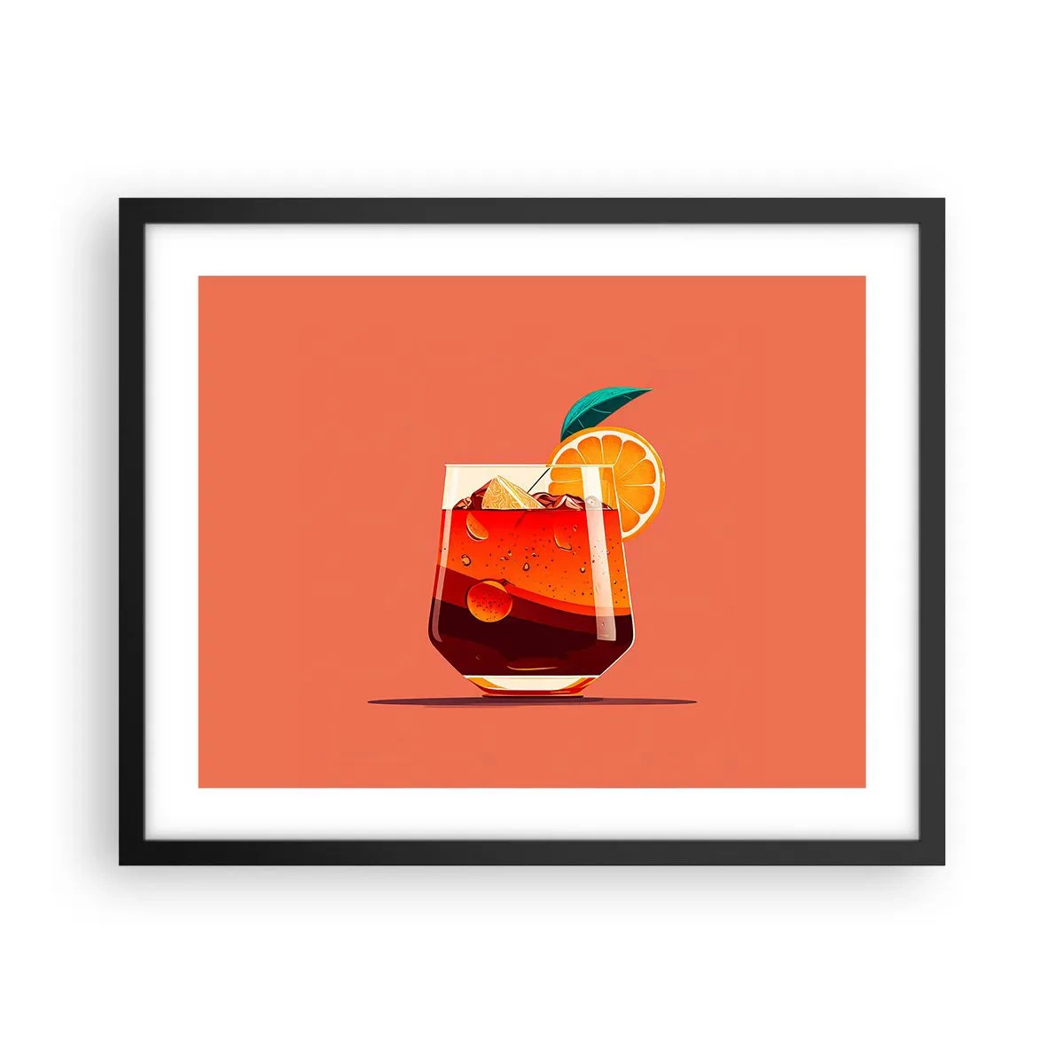 Poszter fehér keretben - Nyári felfrissülés - 50x40 cm