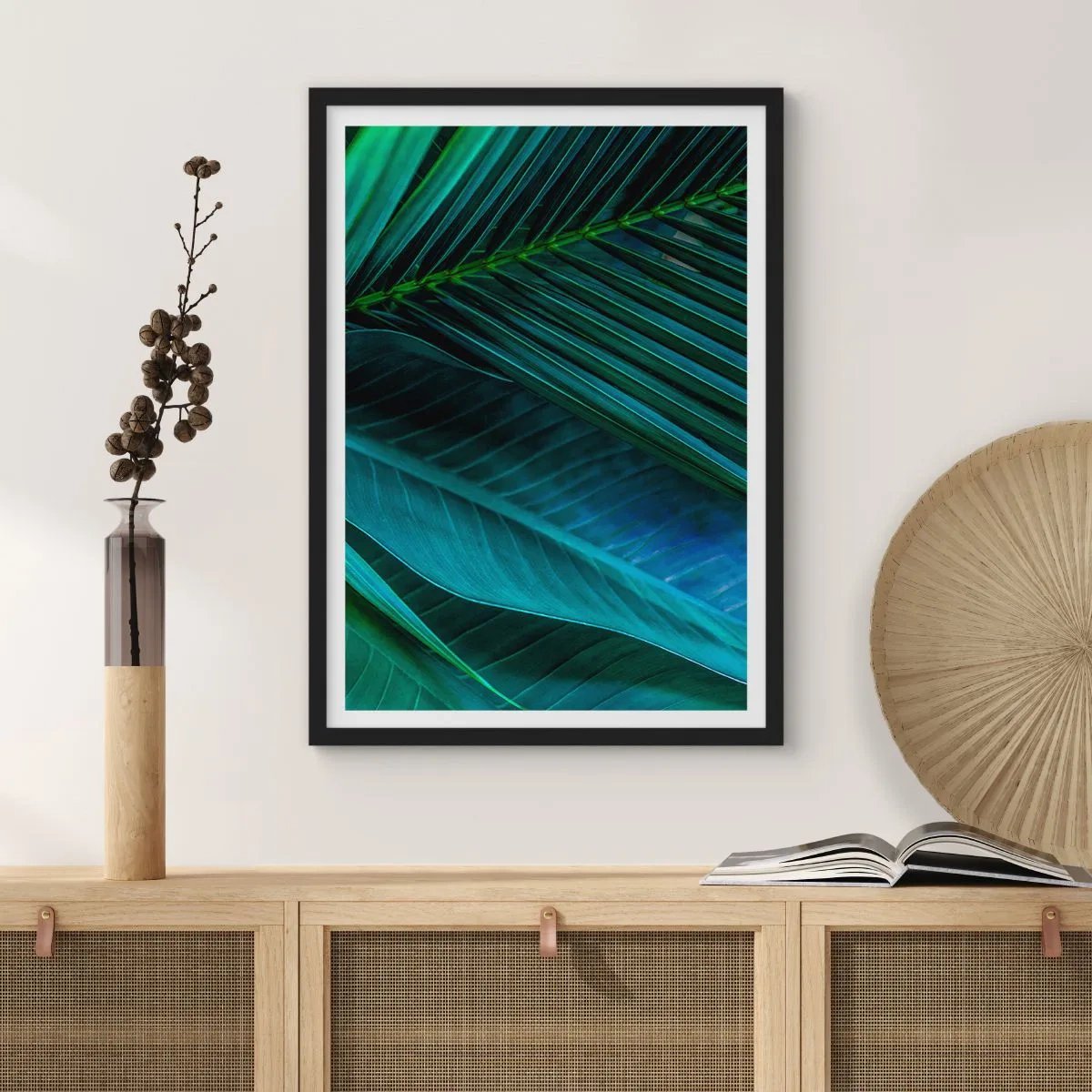 Poszter fehér keretben - A zöld anatómiája - 40x50 cm