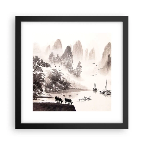 Poszter fehér keretben - Kelet egzotikus hétköznapjai - 30x30 cm