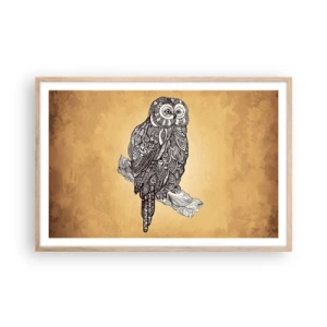 Poszter világos tölgy keretben - A bölcsesség bonyolult díszei - 91x61 cm