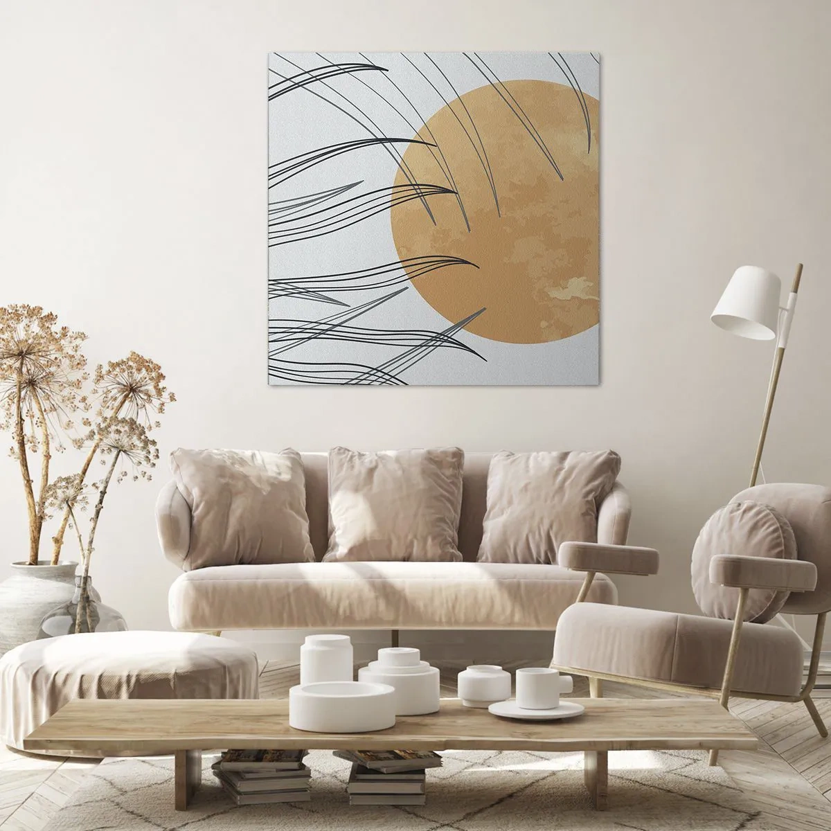 Vászonkép - Mindig a nap felé - 30x30 cm